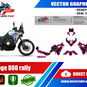Voge 800 rally Vector Template - Image 1