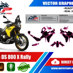 Voge DS 800 X Rally Vector Template - Image 1
